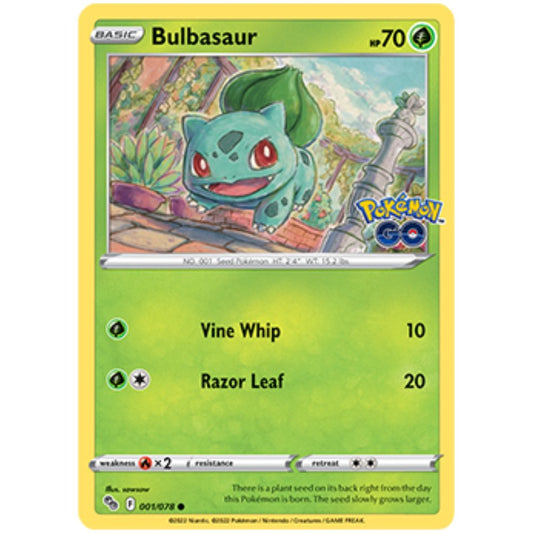 Bulbasaur 001/078 - Pokemon Go