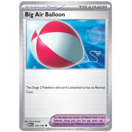Big Air Balloon 155/165 Pokemon Scarlet & Violet 151