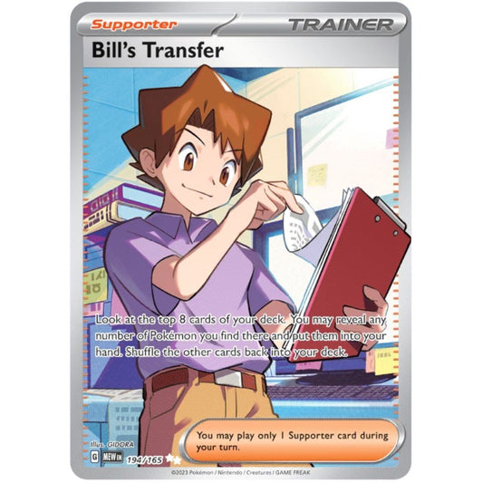 Bill`s Transfer 194/165 - Pokemon Scarlet & Violet 151