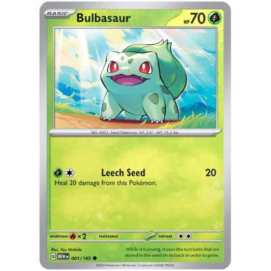 Bulbasaur 001/165 - Pokemon Scarlet & Violet 151