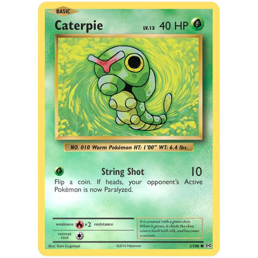 Caterpie - 3/108 - Pokemon XY: Evolutions