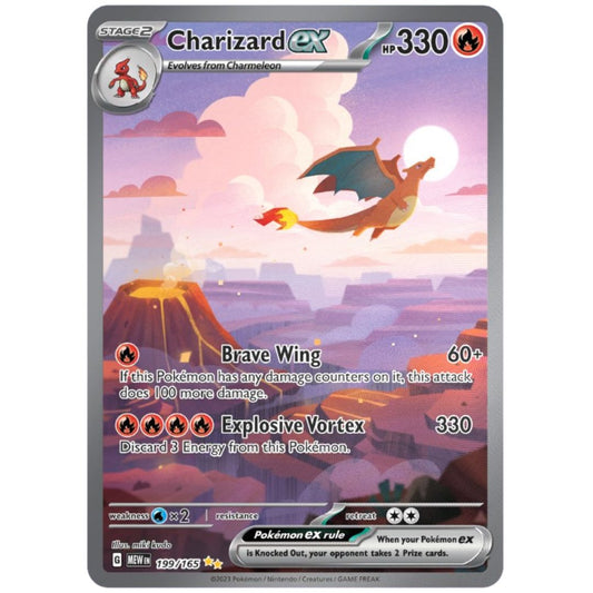 Charizard Ex 199/165 - Pokemon Scarlet & Violet 151