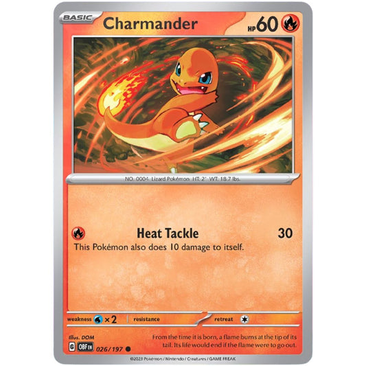 Charmander - 026/197 - Pokemon Obsidian Flames