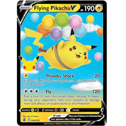Flying Pikachu V 006/025 - Pokemon Celebrations
