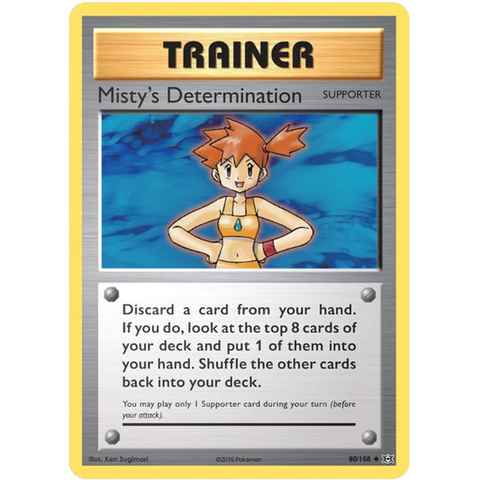 Misty`s Determination - 80/108 - Pokémon XY: Evolutions